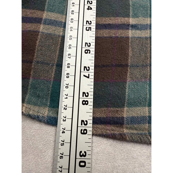Legendary Whitetails Buck Camp‎ Flannel Shirt Mens Large Plaid Corduroy Trim - Picture 7 of 16